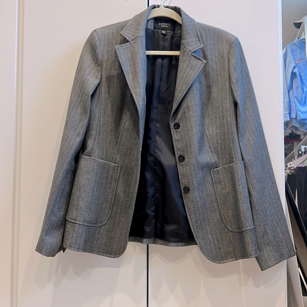 Gray Blazer